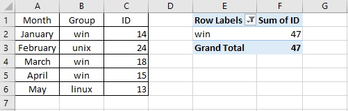 formula excel