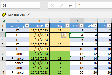 script excel