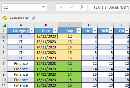 script excel